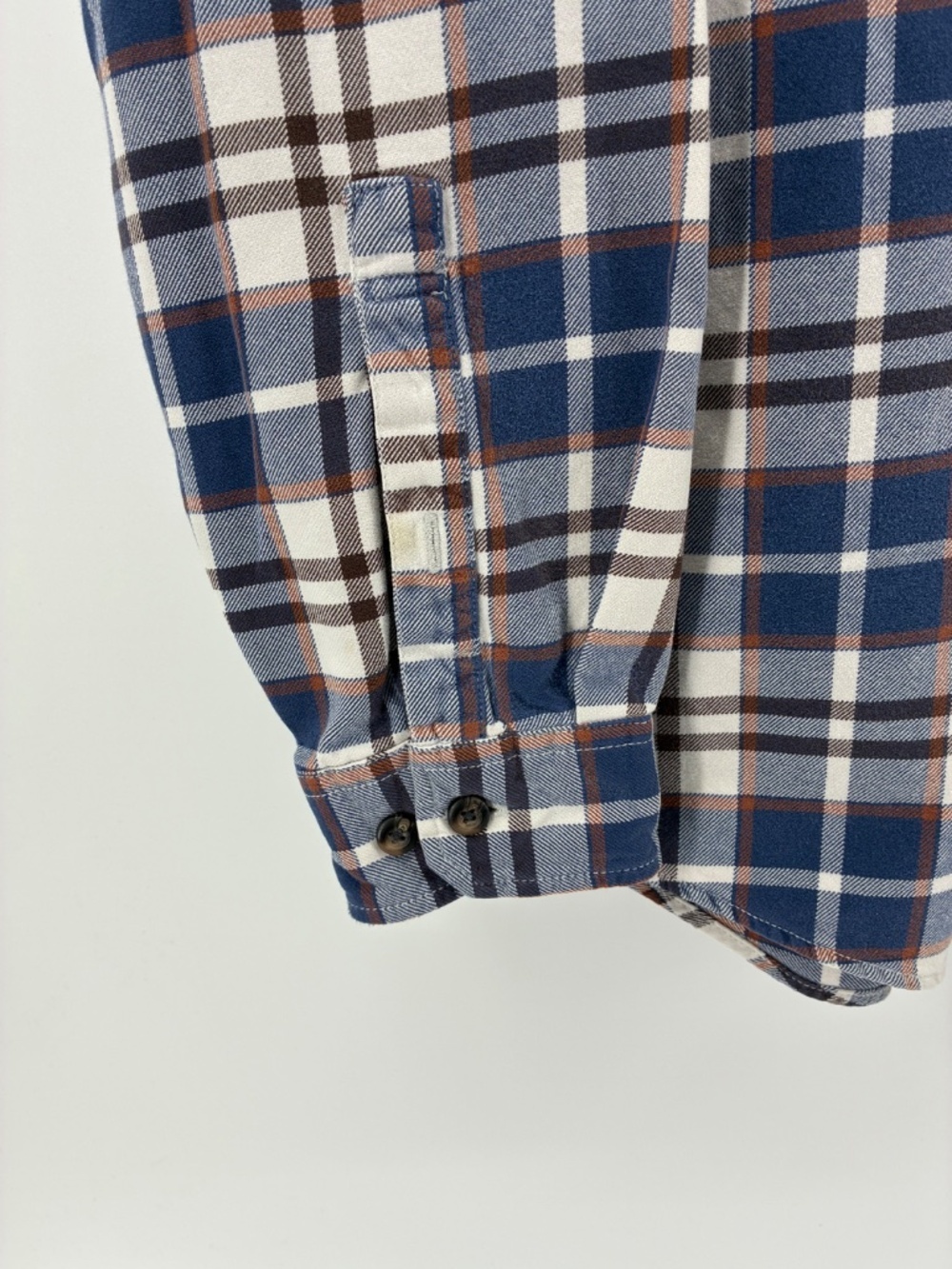 Eddie Bauer Men’s Plaid TALL Shirt - Picture 2 of 7